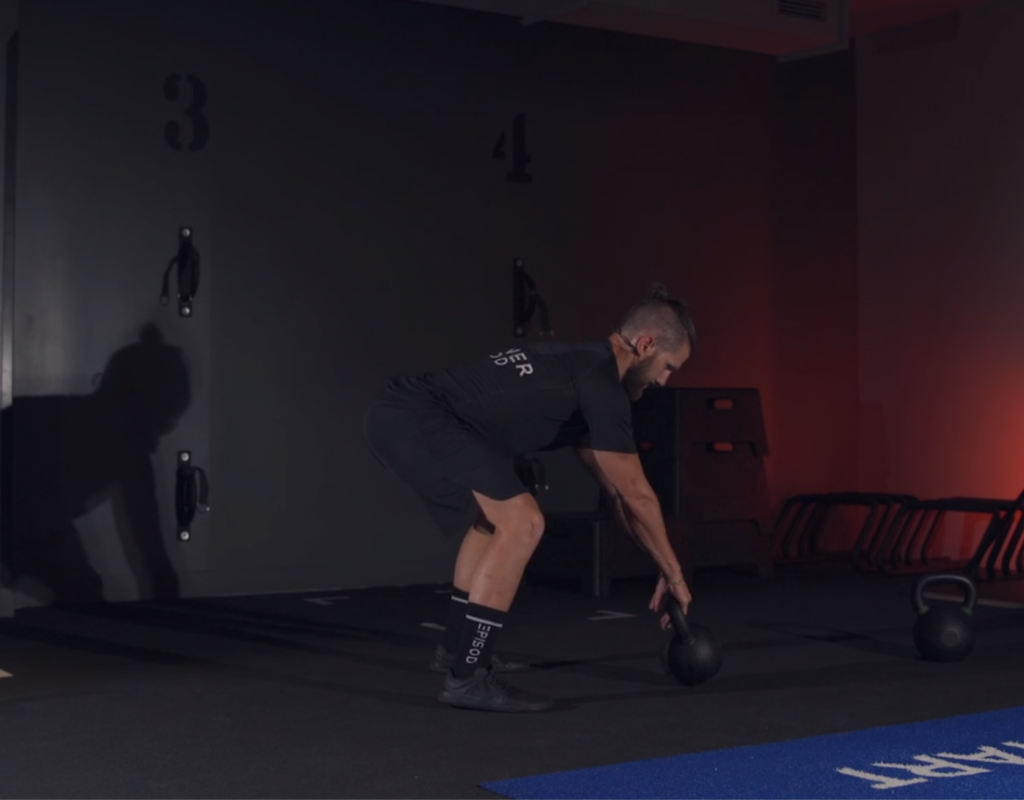 Vidéo TRAINING Kettlebell Swing, Squat & Pompe